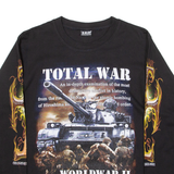 X-RAY Total War Mens T-Shirt Black Long Sleeve S