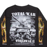 X-RAY Total War Mens T-Shirt Black Long Sleeve S