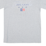 GILDAN Orlando Florida Womens T-Shirt Grey USA S