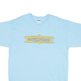 GILDAN Worldwake Mens T-Shirt Blue L