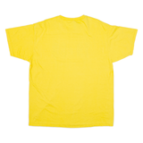 GILDAN Womens Band T-Shirt Yellow 3XL