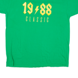 GILDAN Womens Band T-Shirt Green 3XL