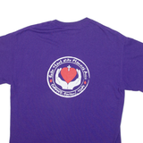 GILDAN Womens T-Shirt Purple M