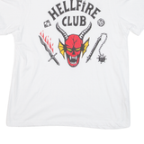 NETFLIX STRANGER THINGS Womens T-Shirt White 2XL