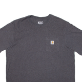 CARHARTT Loose Fit Mens T-Shirt Grey XL