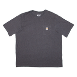 CARHARTT Loose Fit Mens T-Shirt Grey XL