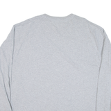 CARHARTT Loose Fit Mens T-Shirt Grey Long Sleeve XL