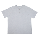 CARHARTT Mens T-Shirt Grey 2XL