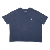 CARHARTT Mens T-Shirt Blue XL