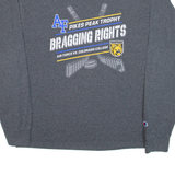 CHAMPION Air Force Vs Colorado College Mens T-Shirt Grey Long Sleeve USA L