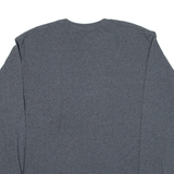 CHAMPION Air Force Vs Colorado College Mens T-Shirt Grey Long Sleeve USA L