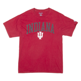 CHAMPION Indiana Mens T-Shirt Red USA M