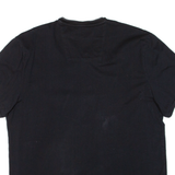 CALVIN KLEIN Mens T-Shirt Black V-Neck L