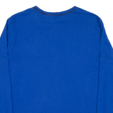 PUMA Mens T-Shirt Blue Long Sleeve M
