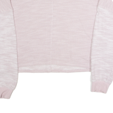 CALVIN KLEIN PERFORMANCE Cropped Womens Jumper Pink V-Neck Tight Knit M