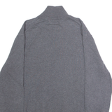 NAUTICA Mens Jumper Green 1/4 Zip Tight Knit M