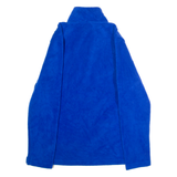 LAUREN RALPH LAUREN Womens Fleece Blue 1/4 Zip S