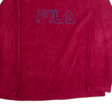FILA Mens Fleece Red Crew Neck XL