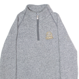 CHAMPION Walleye Womens Fleece Green 1/4 Zip Tight Knit M