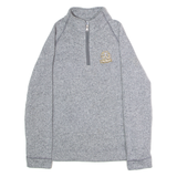 CHAMPION Walleye Womens Fleece Green 1/4 Zip Tight Knit M