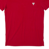 GUESS Mens T-Shirt Red XS