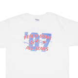 HANES Peach Bowl All Stars Mens T-Shirt White USA XL