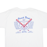 HANES Peach Bowl All Stars Mens T-Shirt White USA XL