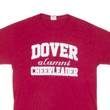 JERZEES Dover Cheerleader Mens T-Shirt Red USA M