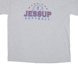 GILDAN Warriors Jessup Softball Mens T-Shirt Grey USA L