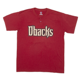 MAJESTIC D.backs Mens T-Shirt Red USA XL