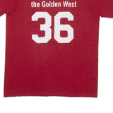 MAJESTIC D.backs Mens T-Shirt Red USA XL