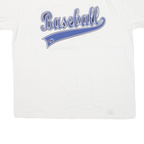 SIMPLY FOR SPORTS Baseball Mens T-Shirt White USA L