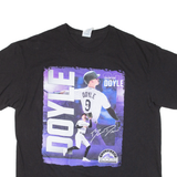 DELTA Brenton Doyle Mens T-Shirt Black USA XL