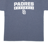 MAJESTIC Padres Baseball Mens T-Shirt Blue USA L