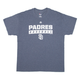 MAJESTIC Padres Baseball Mens T-Shirt Blue USA L