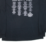 GILDAN World Softball Tournament 2005 Mens T-Shirt Black Long Sleeve USA L