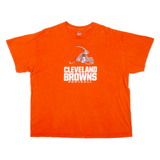 MAJESTIC Cleveland Browns Football Womens T-Shirt Orange USA XL