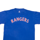 MAJESTIC Rangers Mens T-Shirt Blue USA L