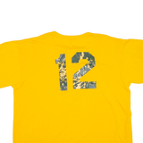 SOFFE SHIRTS Greenville Breakers Mens T-Shirt Yellow USA Button Neck XL