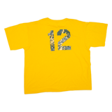 SOFFE SHIRTS Greenville Breakers Mens T-Shirt Yellow USA Button Neck XL