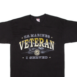 BAYSIDE U.s. Martians Veteran I Served Mens T-Shirt Black USA L