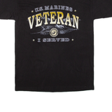 BAYSIDE U.s. Martians Veteran I Served Mens T-Shirt Black USA L