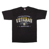 BAYSIDE U.s. Martians Veteran I Served Mens T-Shirt Black USA L