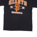 MAJESTIC Giants Baseball Mens T-Shirt Black USA L