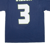 MAJESTIC Super Bowl XlIx Mens T-Shirt Blue USA L
