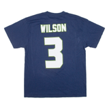 MAJESTIC Super Bowl XlIx Mens T-Shirt Blue USA L