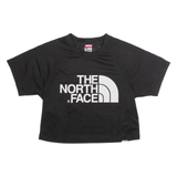 THE NORTH FACE Cropped Womens T-Shirt Black Crew Neck XS
