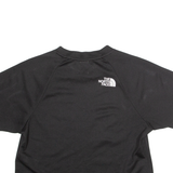 THE NORTH FACE Cropped Womens T-Shirt Black Crew Neck XS