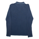 PRETTY GREEN Mens Polo Shirt Blue Long Sleeve XS