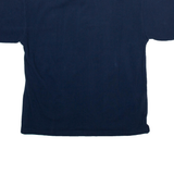 WINNERS CIRCLE Mens Polo Shirt Blue Striped XL